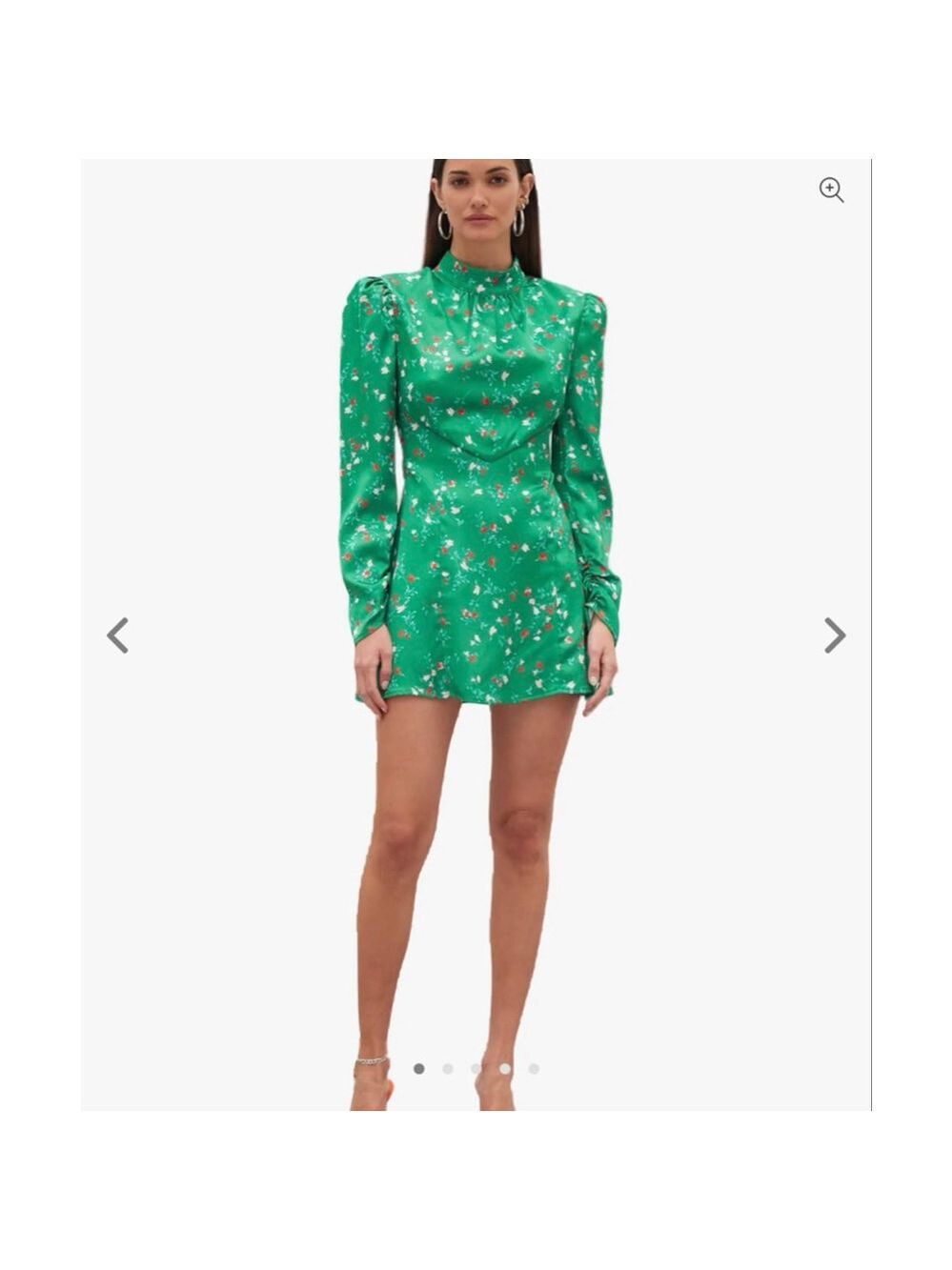 Women's ATOIR Green Floral Blossom Mini Dress